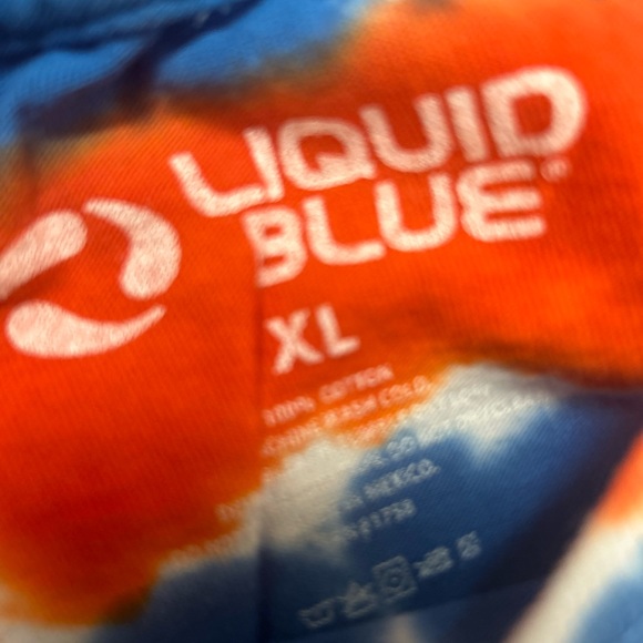 New York Knicks Dunker Basketball Grateful Dead Liquid Blue Shirt Size Medium - Picture 4 of 5